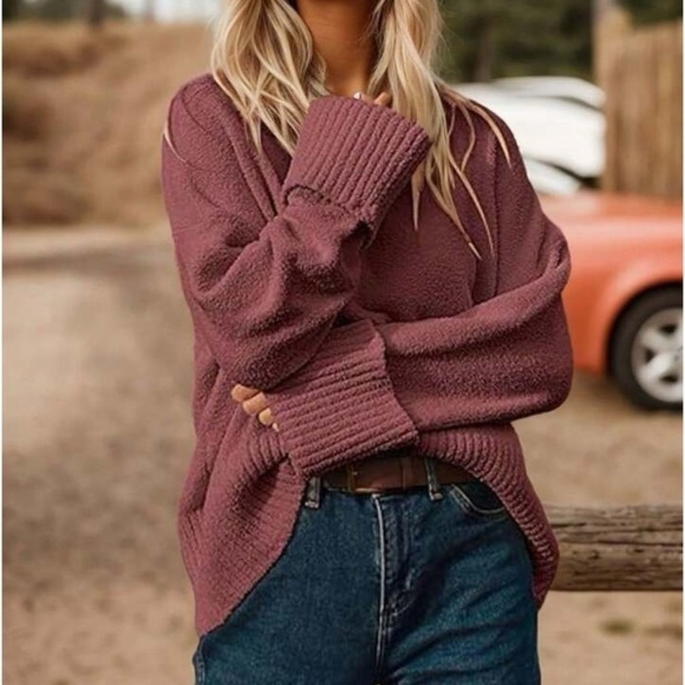 Pull over sweater trendy fall 2024 all size available